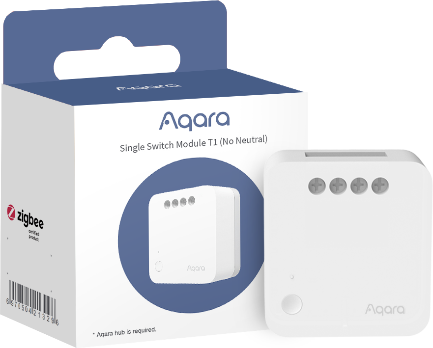 Aqara single switch T1 zonder N TooBri Home