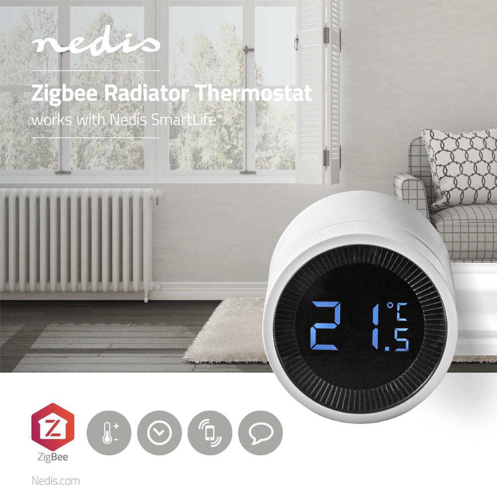 Nedis Radiatorknop Zigbee 3.0 6 Nedis Radiatorknop Zigbee 3.0 - Afbeelding 6