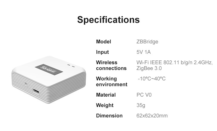 Sonoff Zigbee Bridge 20 Sonoff Zigbee Bridge - Afbeelding 20