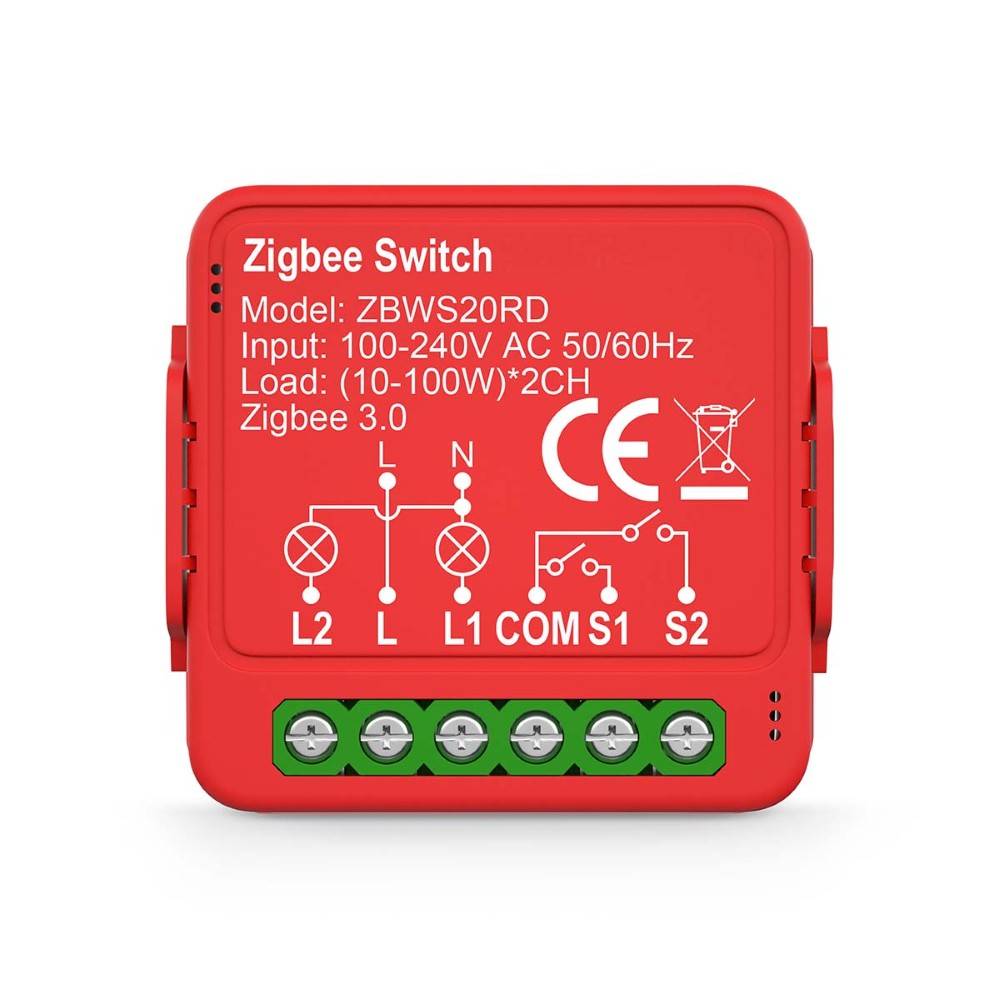 SmartLife Schakelaar zigbee 2x 100w 3 SmartLife Schakelaar zigbee 2x 100w - Afbeelding 3